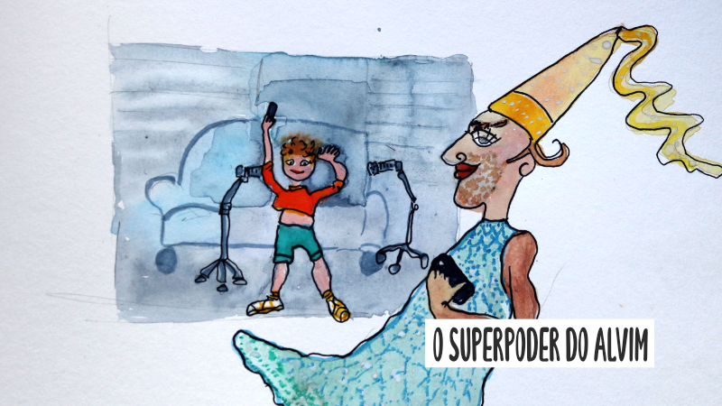 O Superpoder do Alvim, Autoria de Teresa Torres - Youtube Thumbnail