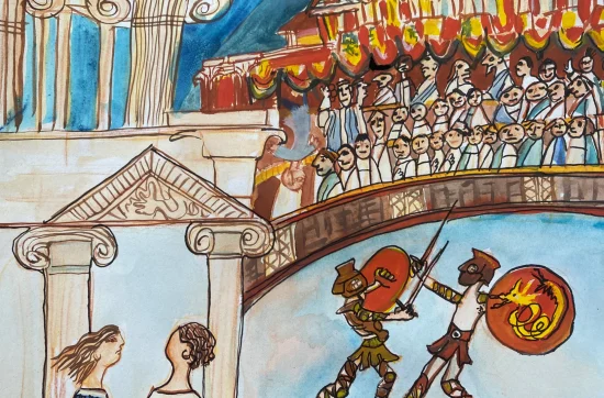 T7E1: O Regresso a Pompeia: Capítulo I – O Grande Combate