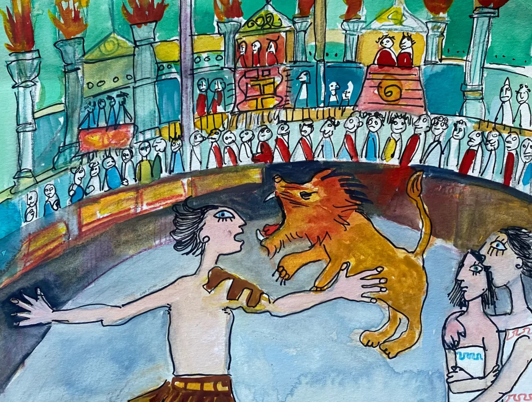 O Regresso a Pompeia: Capítulo VIII -O Escolhido, Autoria de Teresa Torres