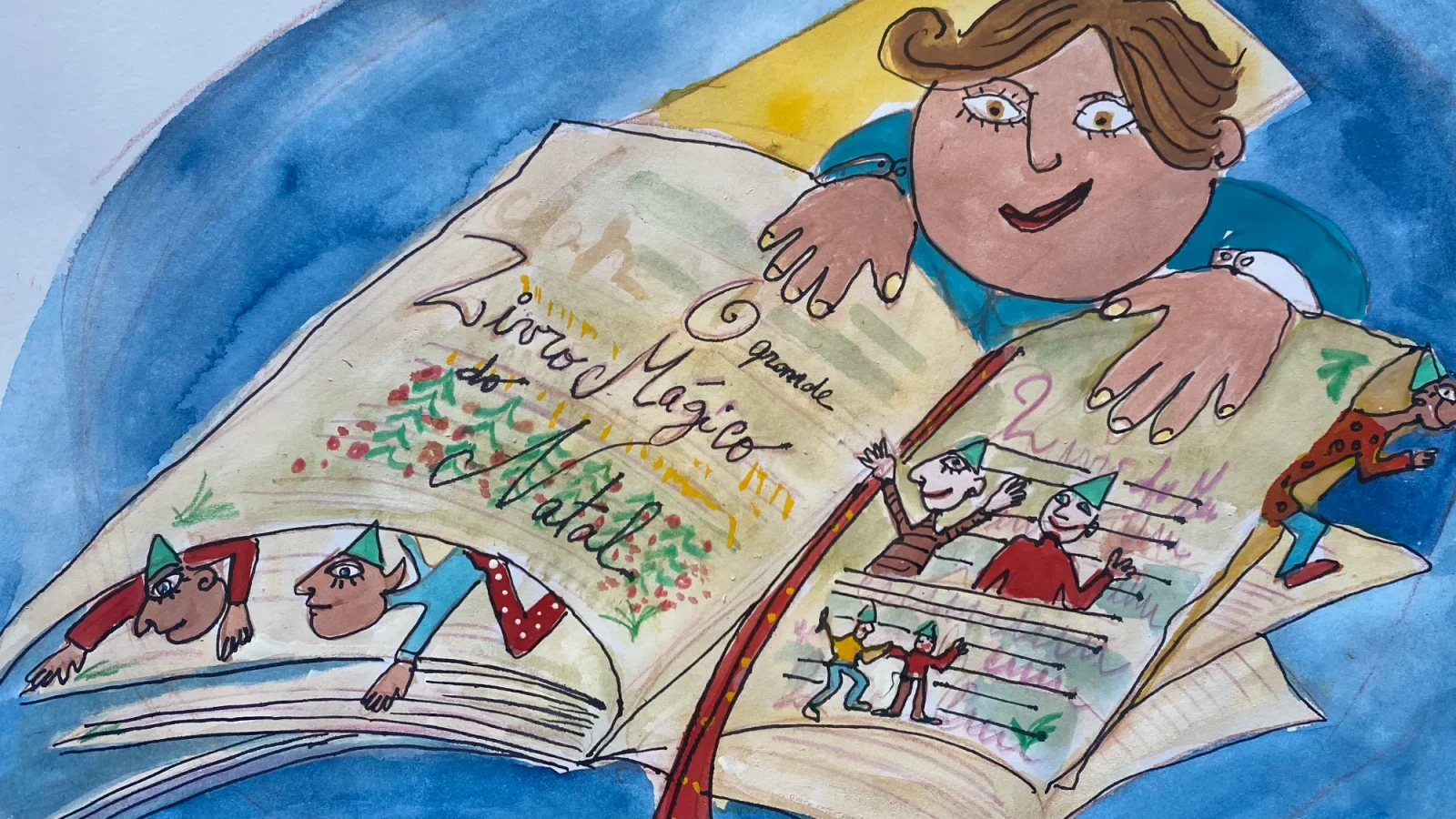 O Livro Mágico do Natal, Autoria de Teresa Torres