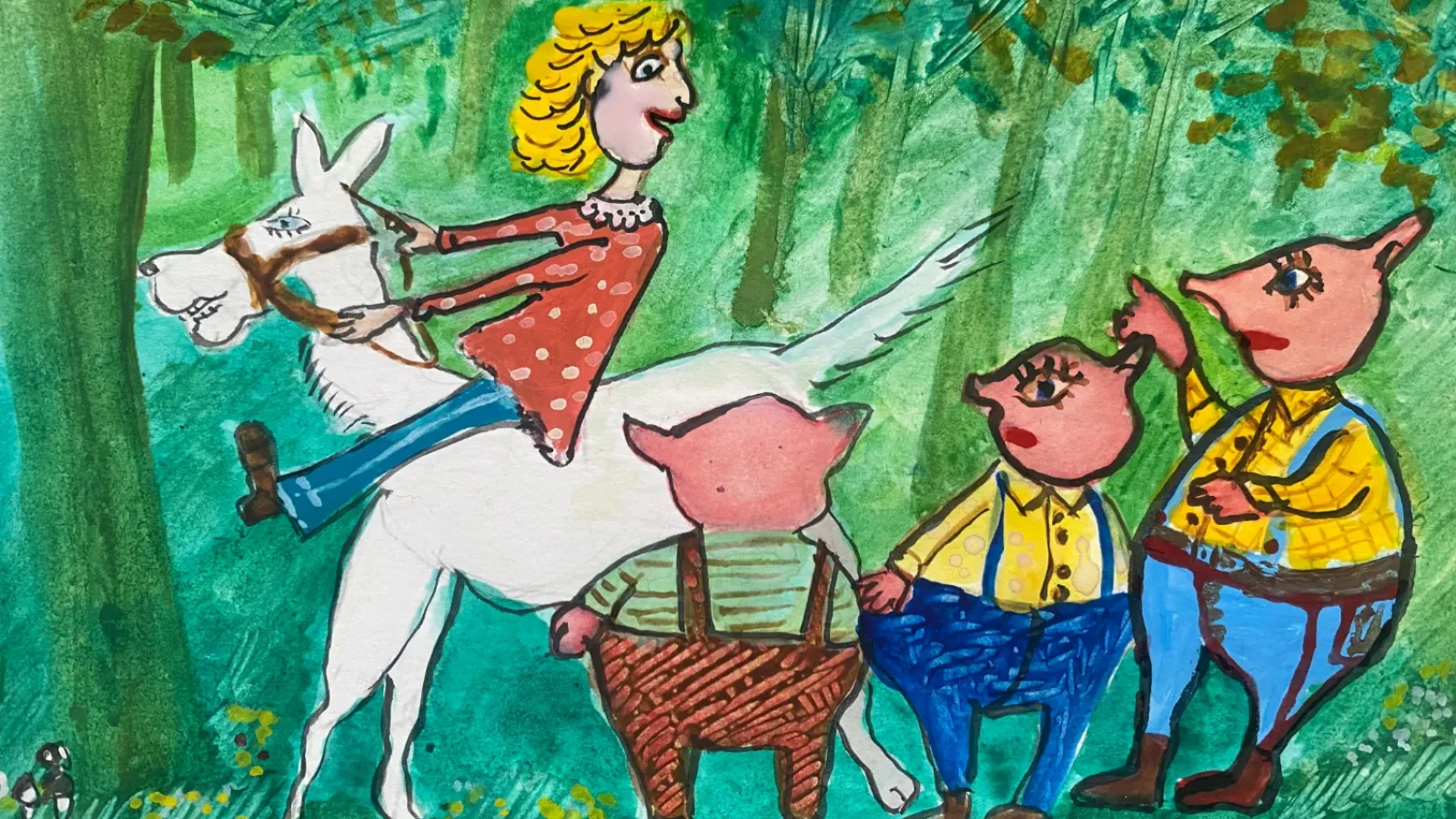 A Princesa Doroteia e os Três Porquinhos, Autoria de Teresa Torres